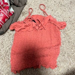 American eagle cropped shirt